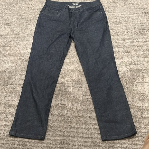 Mack Weldon SILVER Denim - Straight Leg Jeans 32 x 30 - Picture 8 of 10